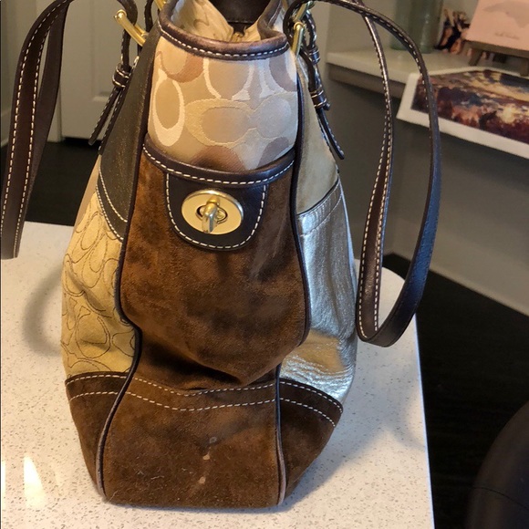 VINTAGE Coach Tote Bag - Picture 6 of 8